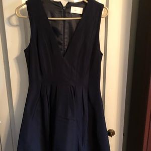 Navy blue cocktail dress